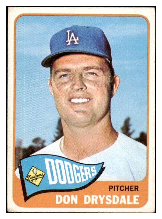 1965 Topps Baseball #260 Don Drysdale Dodgers VG-EX 419925