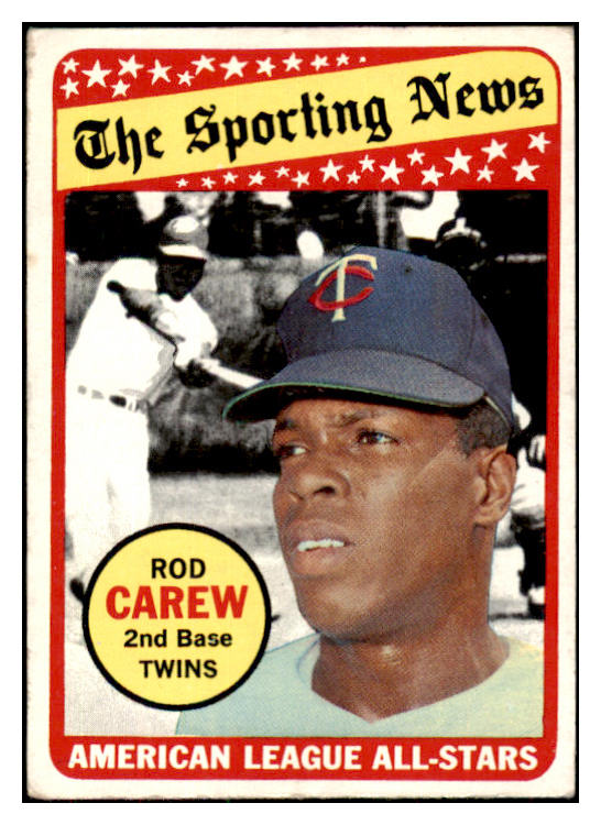 1969 Topps Baseball #419 Rod Carew A.S. Twins VG-EX 419997