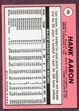 1969 Topps Baseball #100 Hank Aaron Braves VG-EX 420003