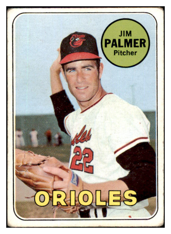 1969 Topps Baseball #573 Jim Palmer Orioles VG 420027