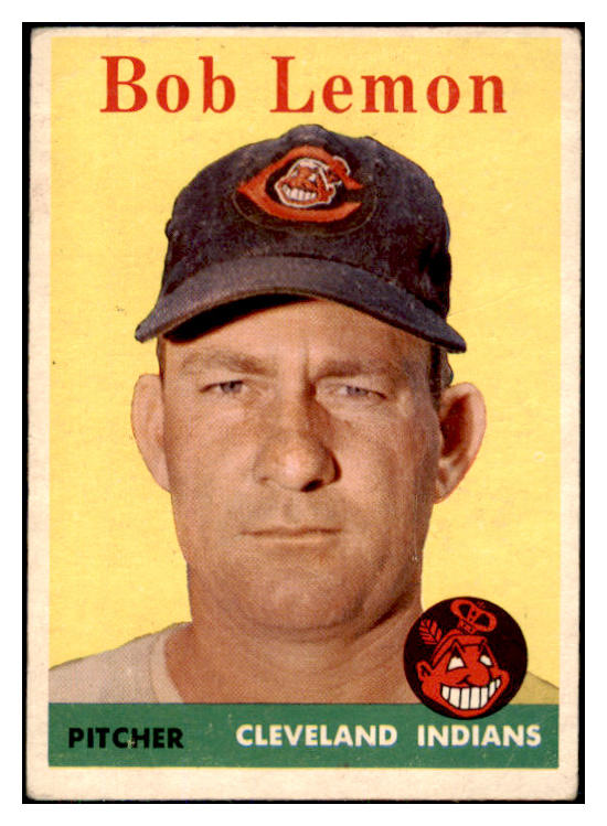 1958 Topps Baseball #002 Bob Lemon Indians VG-EX 420074