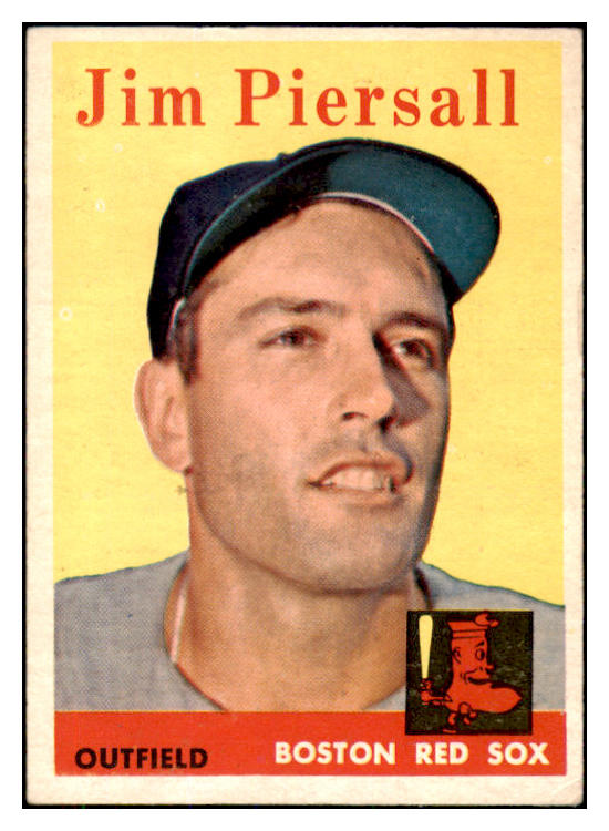 1958 Topps Baseball #280 Jimmy Piersall Red Sox VG-EX 420075