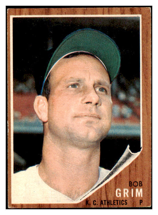 1962 Topps Baseball #564 Bob Grim A's EX 420101