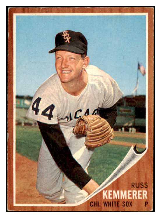 1962 Topps Baseball #576 Russ Kemmerer White Sox EX 420125