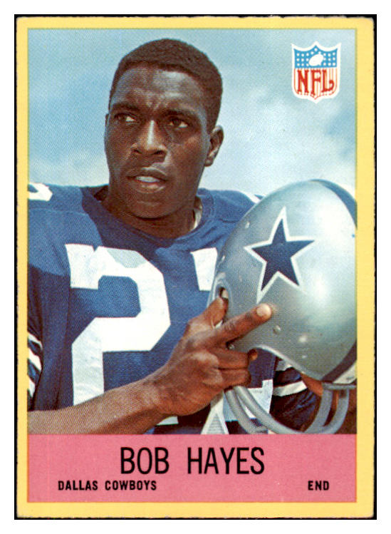 1967 Philadelphia Football #052 Bob Hayes Cowboys EX-MT 420225