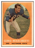 1958 Topps Football #016 Gino Marchetti Colts EX-MT 420245