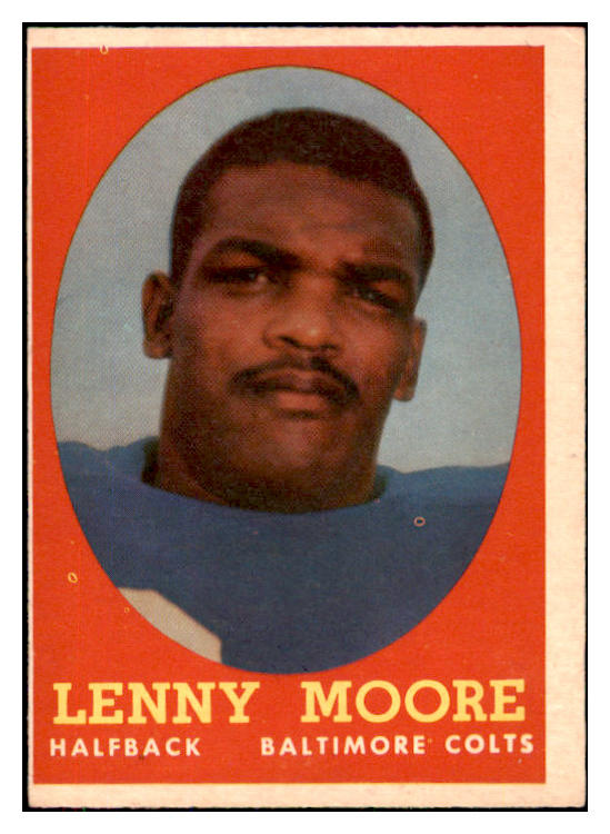 1958 Topps Football #010 Lenny Moore Colts VG-EX 420248
