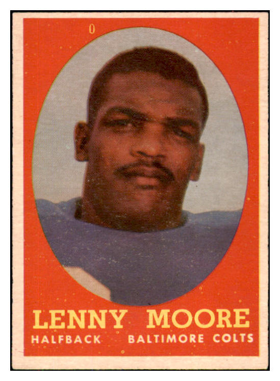 1958 Topps Football #010 Lenny Moore Colts EX-MT 420249