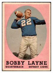 1958 Topps Football #002 Bobby Layne Lions VG-EX 420258