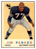 1959 Topps Football #132 Jim Parker Colts EX 420297