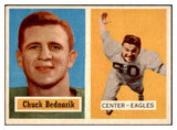 1957 Topps Football #049 Chuck Bednarik Eagles NR-MT 420346