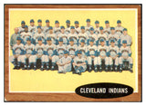1962 Topps Baseball #537 Cleveland Indians Team EX+ 420371