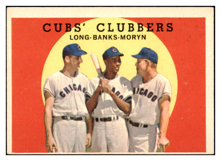 1959 Topps Baseball #147 Ernie Banks Dale Long VG-EX 420391