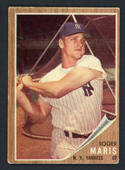 1962 Topps Baseball #001 Roger Maris Yankees VG-EX 420436
