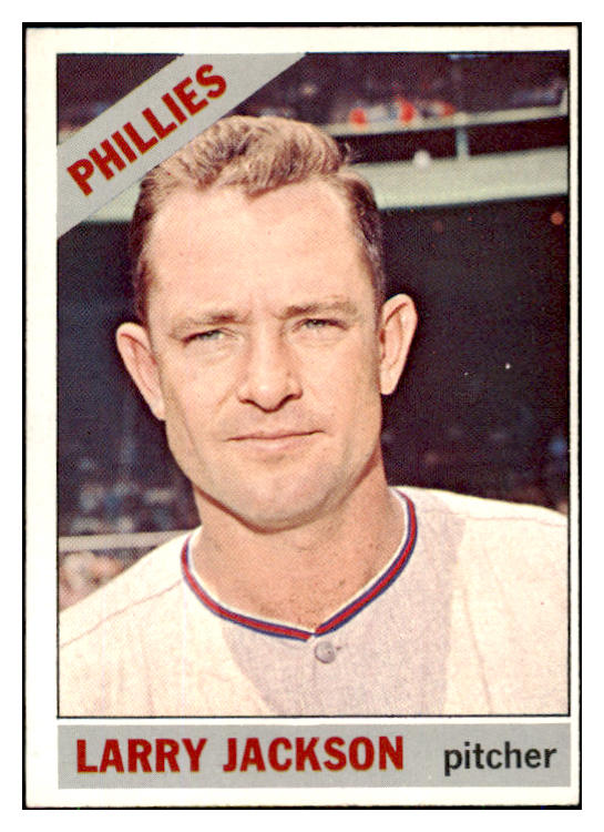 1966 Topps Baseball #595 Larry Jackson Phillies EX-MT 420483