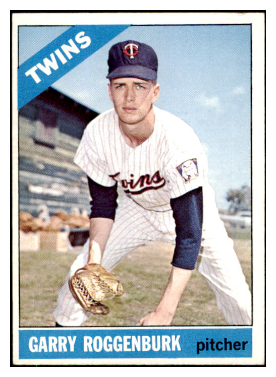 1966 Topps Baseball #582 Garry Roggenburk Twins EX-MT 420490