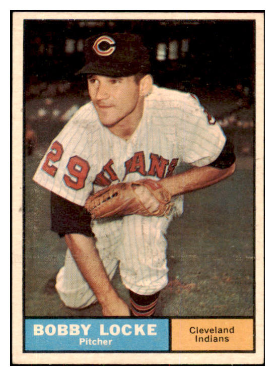 1961 Topps Baseball #537 Bobby Locke Indians EX-MT 420584