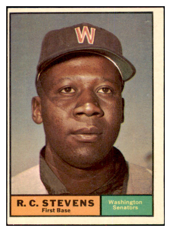 1961 Topps Baseball #526 R.C. Stevens Senators EX-MT 420586