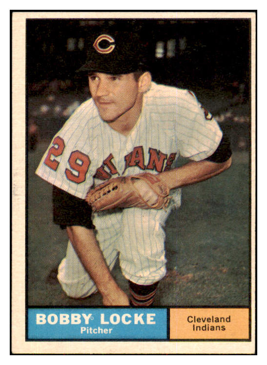 1961 Topps Baseball #537 Bobby Locke Indians EX-MT 420604