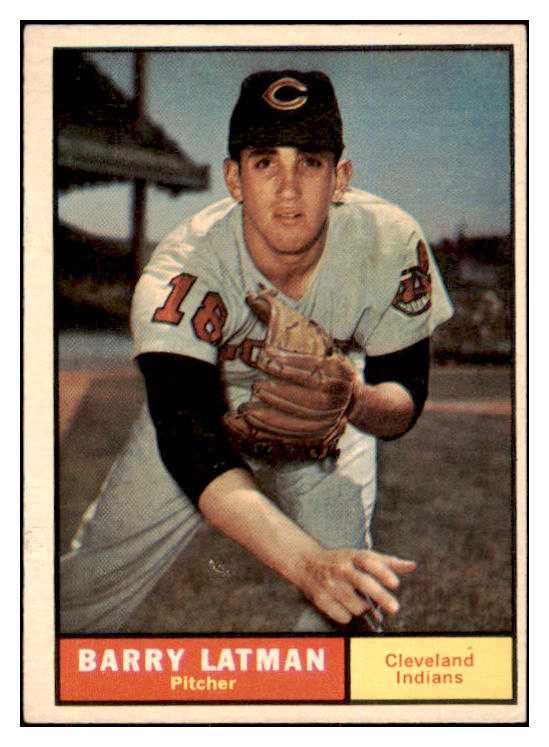 1961 Topps Baseball #560 Barry Latman Indians EX-MT 420612