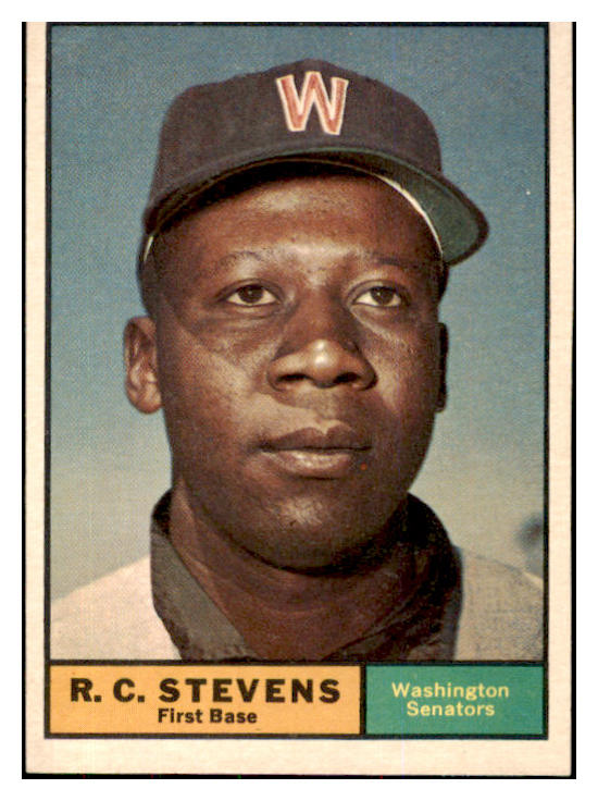 1961 Topps Baseball #526 R.C. Stevens Senators EX-MT 420624