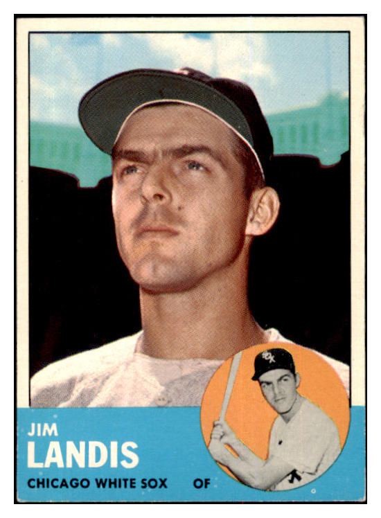 1963 Topps Baseball #485 Jim Landis White Sox EX 420663