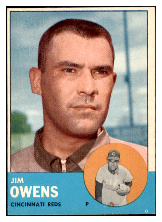 1963 Topps Baseball #483 Jim Owens Reds NR-MT 420673