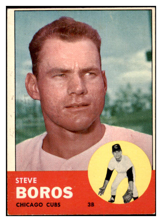 1963 Topps Baseball #532 Steve Boros Cubs EX-MT 420678