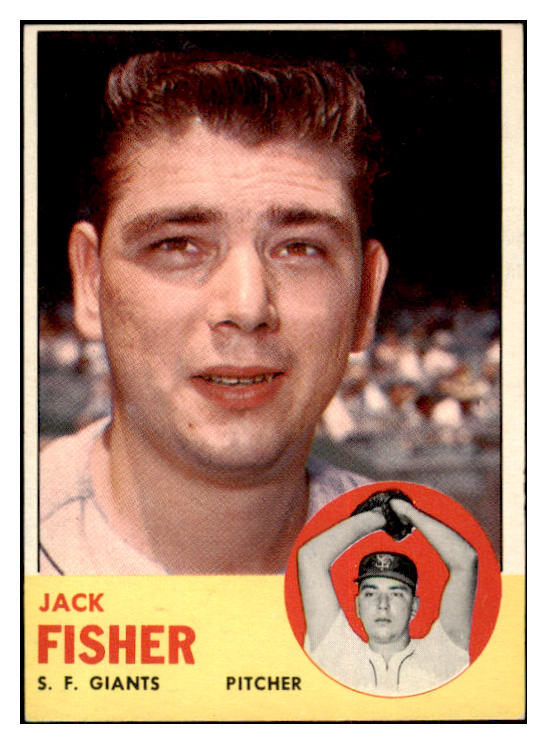 1963 Topps Baseball #474 Jack Fisher Giants EX-MT 420707