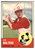 1963 Topps Baseball #534 Ken Walters Reds NR-MT 420720