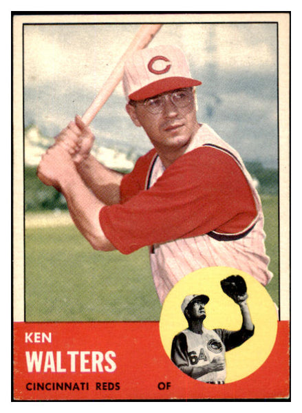 1963 Topps Baseball #534 Ken Walters Reds NR-MT 420720
