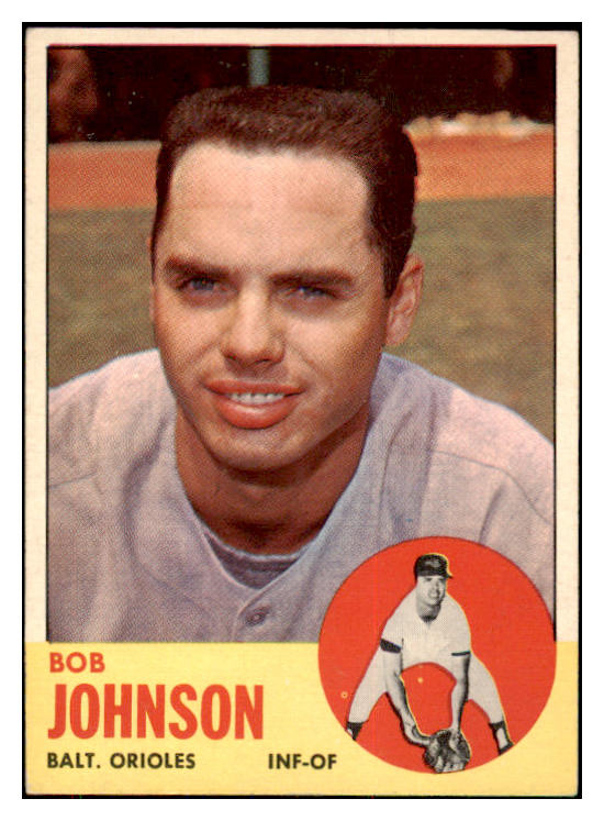 1963 Topps Baseball #504 Bob Johnson Orioles EX-MT 420723