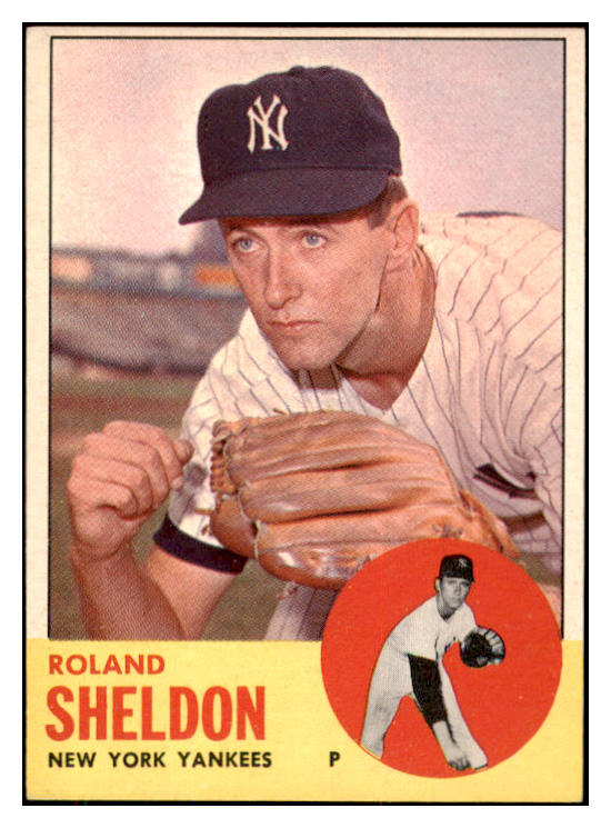 1963 Topps Baseball #507 Roland Sheldon Yankees EX-MT 420724