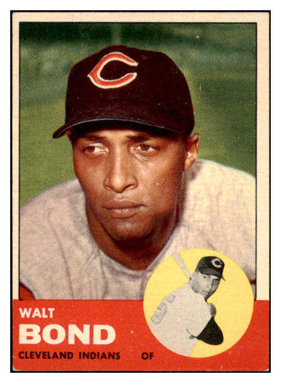 1963 Topps Baseball #493 Walt Bond Indians EX-MT 420729