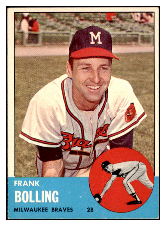 1963 Topps Baseball #570 Frank Bolling Braves NR-MT 420734
