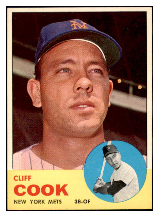 1963 Topps Baseball #566 Cliff Cook Mets NR-MT 420735