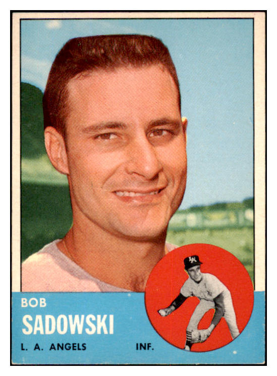 1963 Topps Baseball #568 Bob Sadowski Angels NR-MT 420737