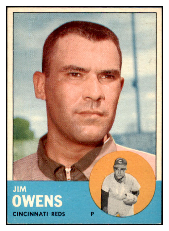 1963 Topps Baseball #483 Jim Owens Reds NR-MT 420745