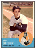 1963 Topps Baseball #513 Gary Geiger Red Sox NR-MT 420752