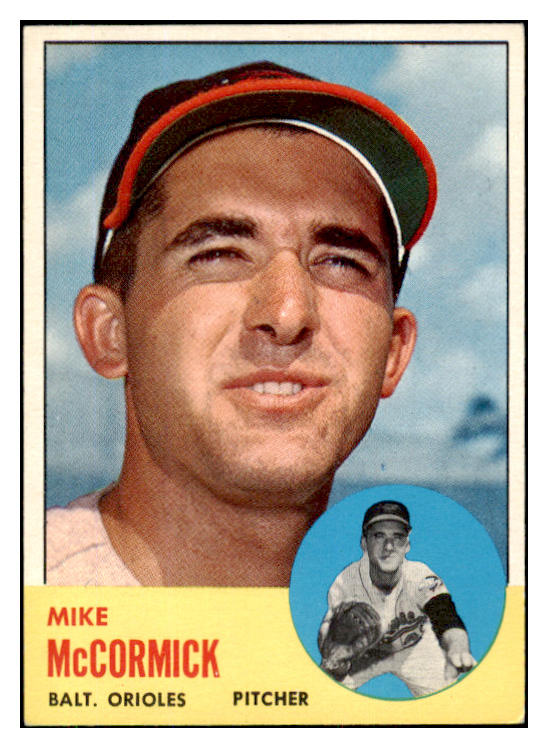 1963 Topps Baseball #563 Mike McCormick Orioles EX-MT 420778
