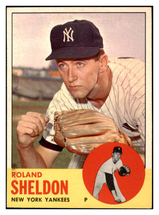 1963 Topps Baseball #507 Roland Sheldon Yankees EX-MT 420779