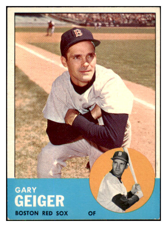 1963 Topps Baseball #513 Gary Geiger Red Sox EX-MT 420783