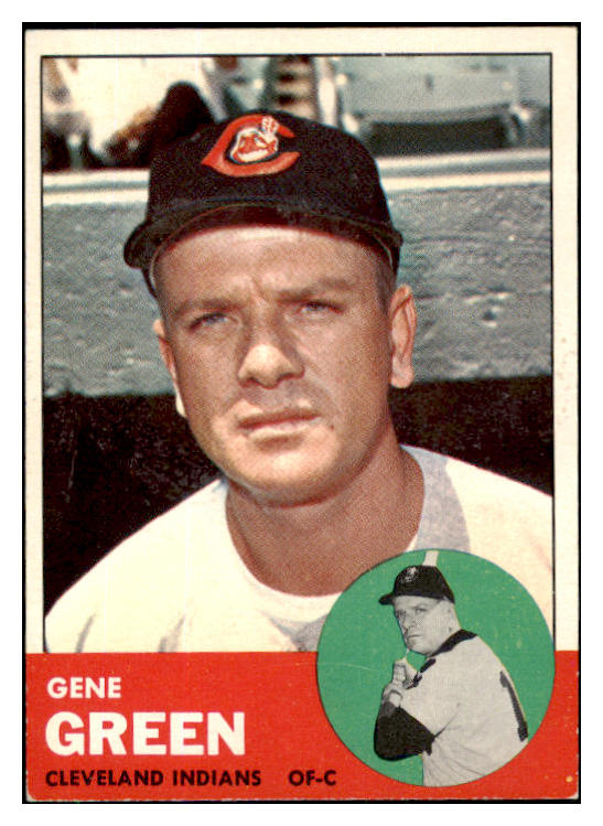 1963 Topps Baseball #506 Gene Green Indians EX-MT 420795