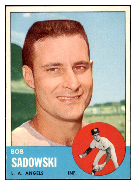 1963 Topps Baseball #568 Bob Sadowski Angels NR-MT 420818