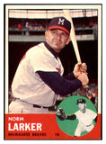 1963 Topps Baseball #536 Norm Larker Braves NR-MT 420822
