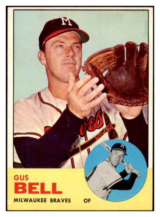 1963 Topps Baseball #547 Gus Bell Braves NR-MT 420824