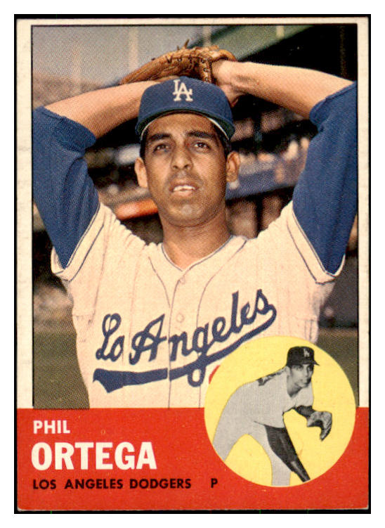 1963 Topps Baseball #467 Phil Ortega Dodgers NR-MT 420951