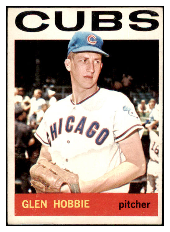 1964 Topps Baseball #578 Glen Hobbie Cubs EX 421044