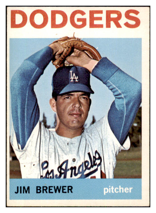 1964 Topps Baseball #553 Jim Brewer Dodgers EX-MT 421050