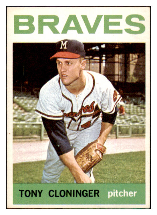 1964 Topps Baseball #575 Tony Cloninger Braves NR-MT 421089